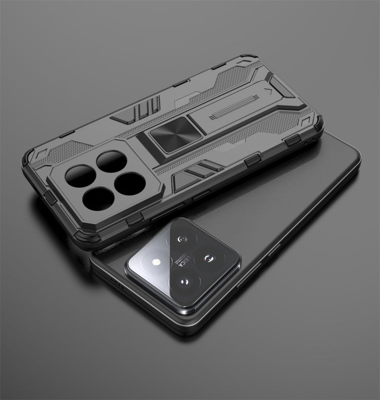 For Xiaomi 14 Pro Supersonic Armor PC Hybrid TPU Phone Case(Black) - 14 Pro Cases by PMC TechLife | Online Shopping South Africa | PMC TechLife | Buy Now Pay Later Mobicred