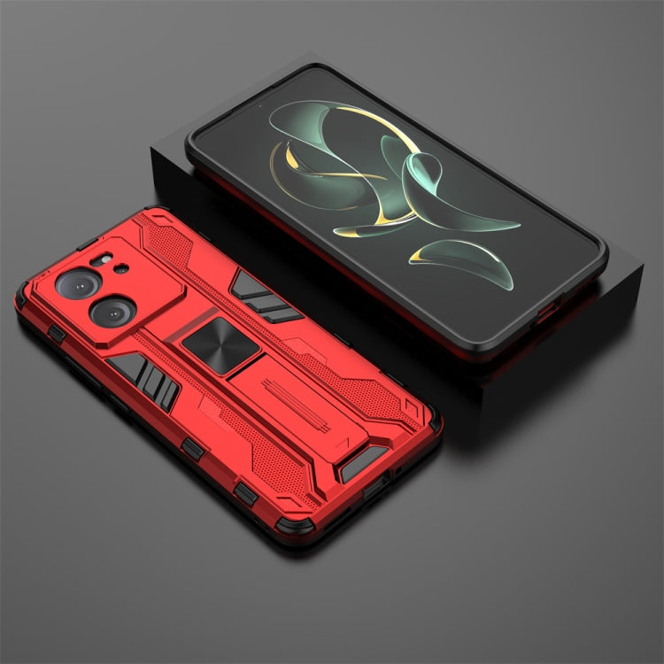 For Xiaomi 13T Supersonic Armor PC Hybrid TPU Phone Case(Red) - free shipping - PMC TechLife - Order now!