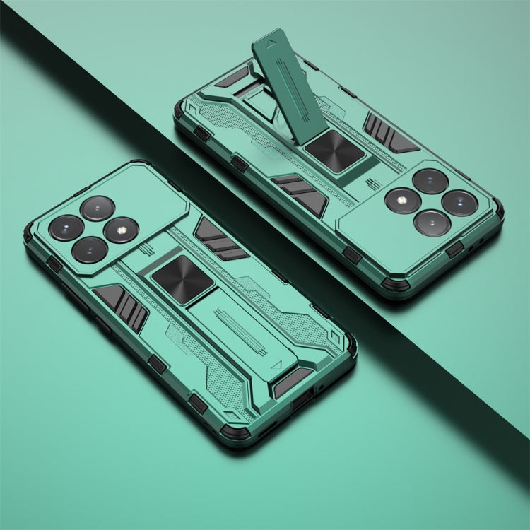 For Redmi K70 Supersonic Armor PC Hybrid TPU Phone Case(Green) - Xiaomi Cases by PMC TechLife | Online Shopping South Africa | PMC TechLife | Buy Now Pay Later Mobicred