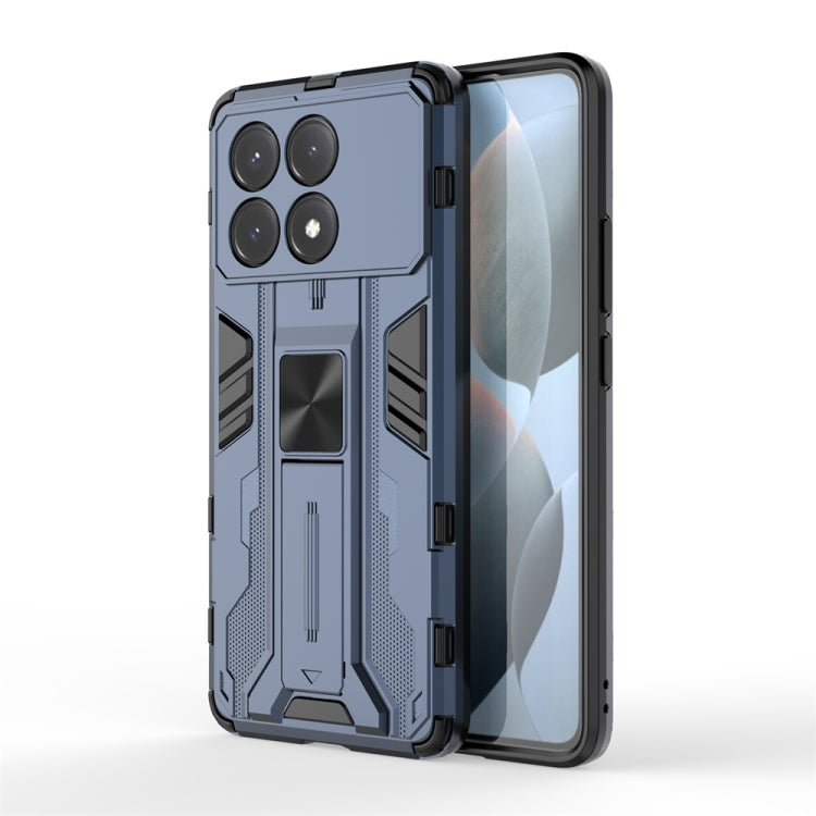 For Redmi K70E Supersonic Armor PC Hybrid TPU Phone Case(Blue) - Xiaomi Cases by PMC TechLife | Online Shopping South Africa | PMC TechLife | Buy Now Pay Later Mobicred