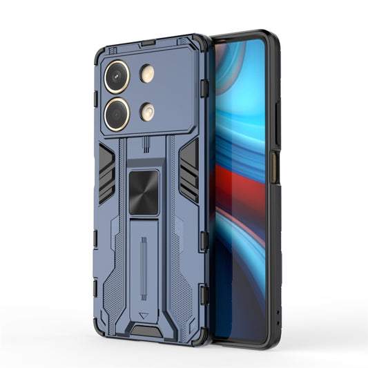 For Redmi Note 13R Pro Supersonic Armor PC Hybrid TPU Phone Case(Blue) - Xiaomi Cases by PMC Jewellery | Online Shopping South Africa | PMC Jewellery | Buy Now Pay Later Mobicred