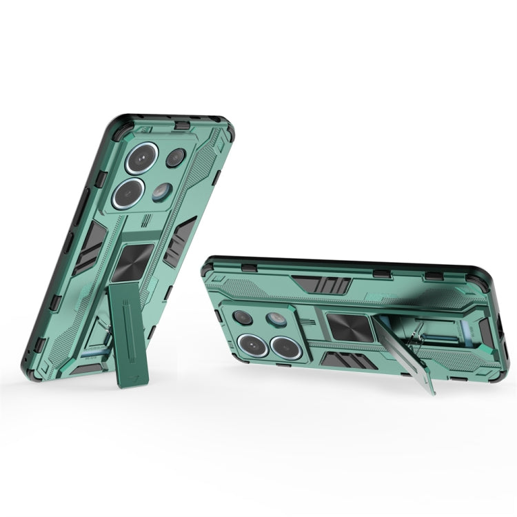 For Xiaomi Poco X6 Supersonic Armor PC Hybrid TPU Phone Case(Green) - Xiaomi Cases by PMC TechLife | Online Shopping South Africa | PMC TechLife | Buy Now Pay Later Mobicred