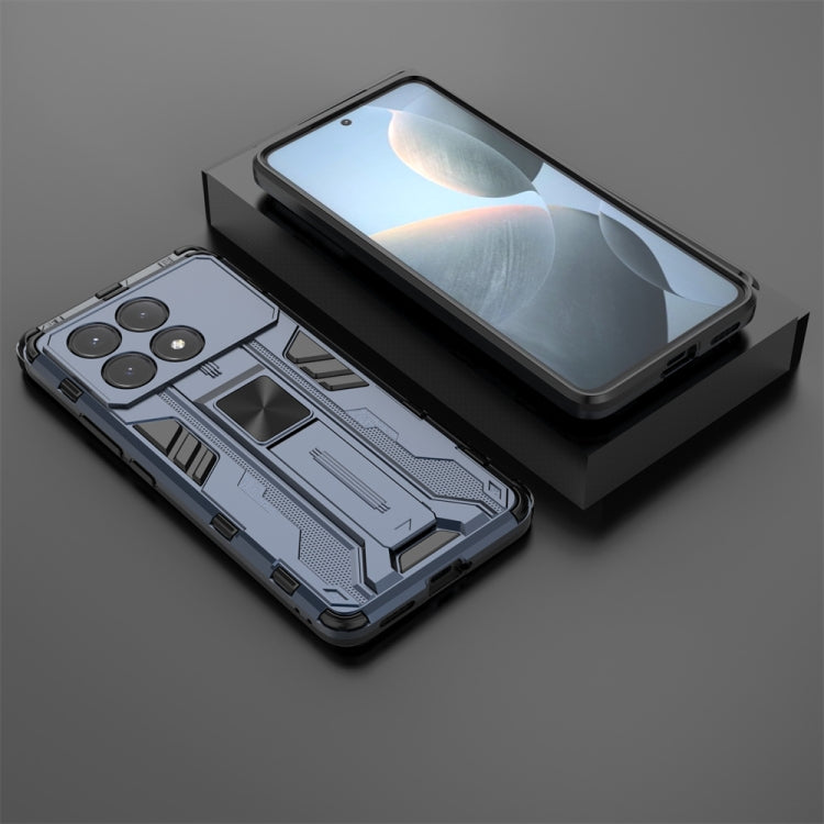For Xiaomi Poco X6 Pro Supersonic Armor PC Hybrid TPU Phone Case(Blue) - free shipping - PMC TechLife - Order now!