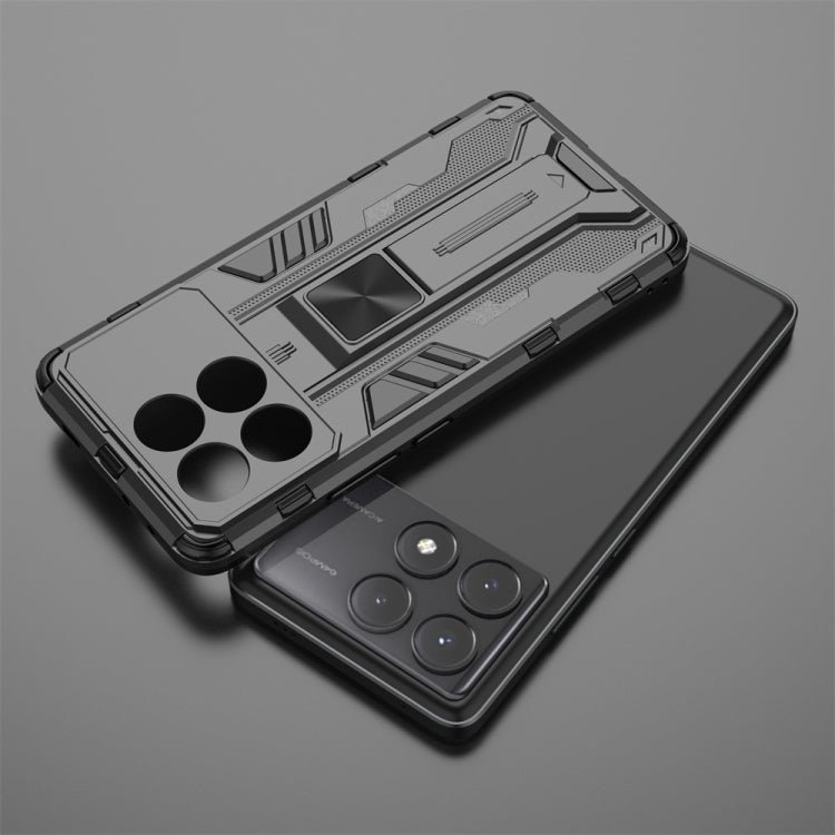 For Xiaomi Poco X6 Pro Supersonic Armor PC Hybrid TPU Phone Case(Grey) - Xiaomi Cases by PMC Jewellery | Online Shopping South Africa | PMC Jewellery | Buy Now Pay Later Mobicred