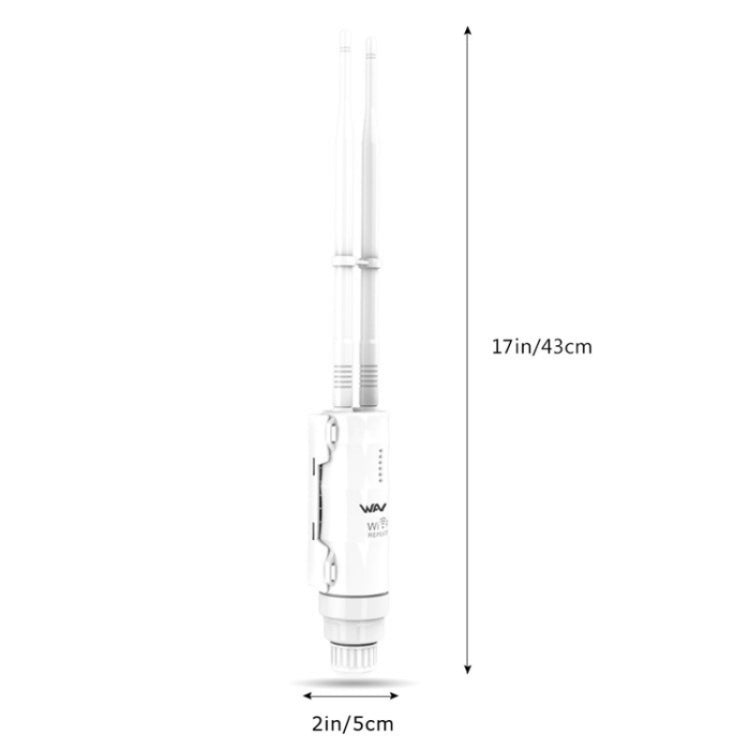 WAVLINK WN570HN2 With PoE Powered WAN/ AP / Repeater Mode 300Mbps Outdoor Router, Plug:EU Plug - free shipping - PMC Jewellery - Order now!