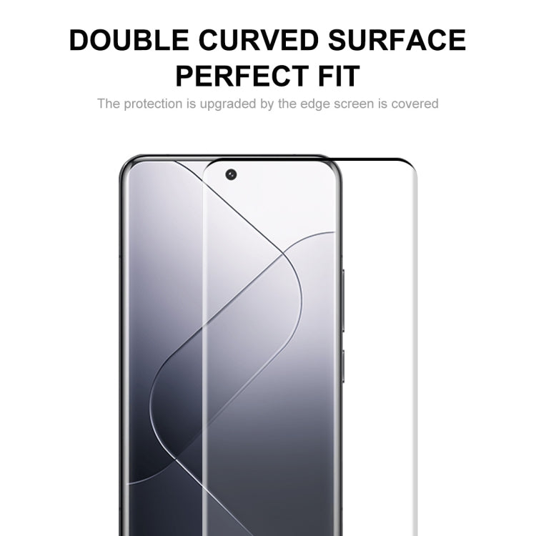 For Xiaomi 14 Pro 2pcs ENKAY Hat-Prince Heat Bending Full Side Glue Tempered Glass Film - 14 Pro Tempered Glass by ENKAY | Online Shopping South Africa | PMC Jewellery | Buy Now Pay Later Mobicred