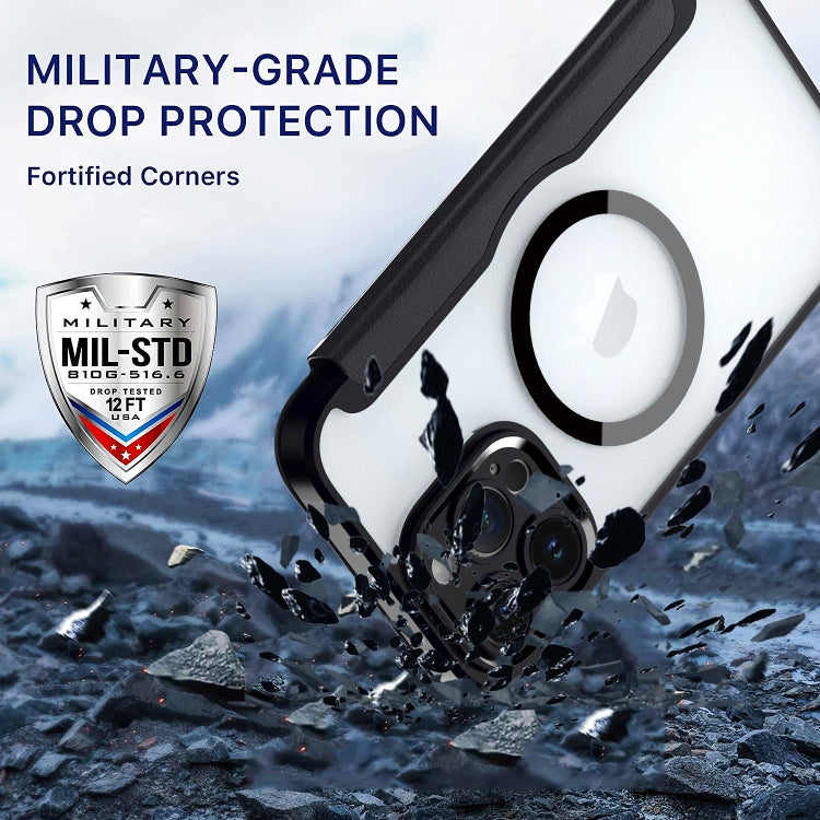 For iPhone 16 RFID Blocking Adsorption Flip MagSafe Leather Phone Case(Purple) - iPhone 16 Cases by PMC TechLife | Online Shopping South Africa | PMC TechLife | Buy Now Pay Later Mobicred