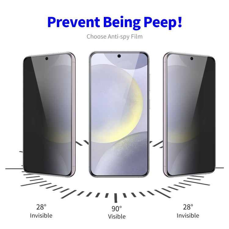 For Samsung Galaxy S24 5G 5pcs ENKAY Hat-Prince 28 Degree Anti-peeping Privacy Tempered Glass Film - Galaxy S24 5G Cases by ENKAY | Online Shopping South Africa | PMC Jewellery | Buy Now Pay Later Mobicred