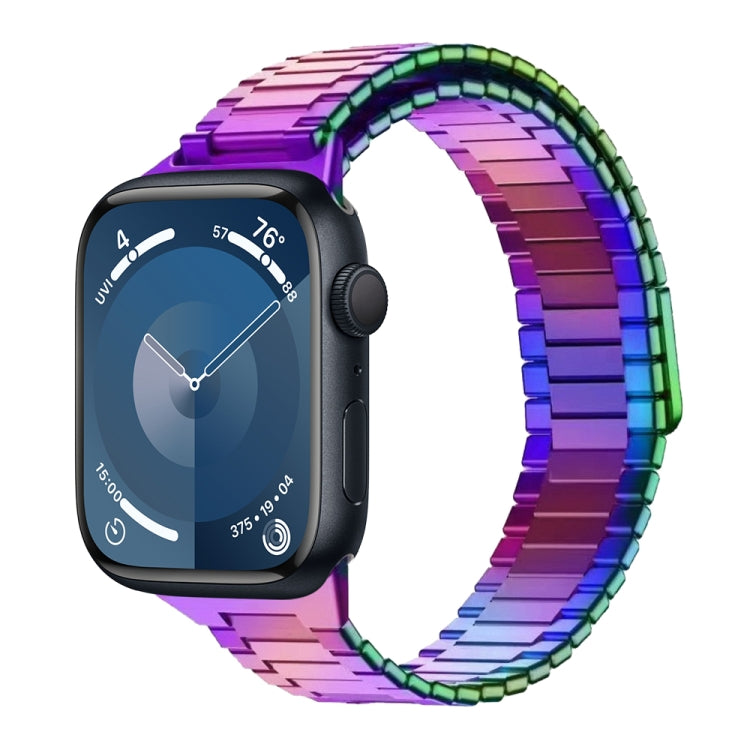 For Apple Watch Series 9 41mm Bamboo Magnetic Stainless Steel Metal Watch Strap(Color) - Watch Bands by PMC Jewellery | Online Shopping South Africa | PMC Jewellery