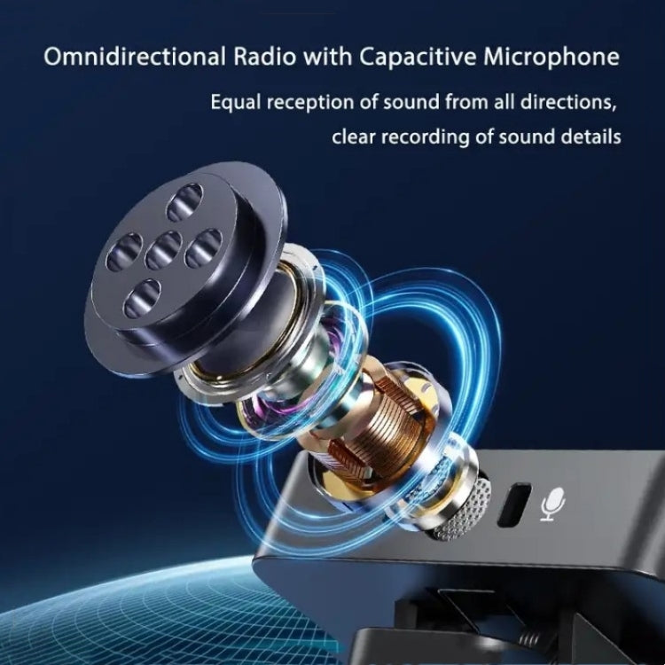 SX39 For USB-C / Type-C Port Lavalier Wireless Noise Reduction Microphone with Dual Transmitter + Receiver - Microphone by PMC TechLife | Online Shopping South Africa | PMC TechLife | Buy Now Pay Later Mobicred