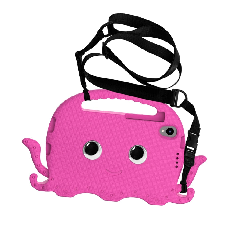 For TCL Tab 8 LE / WiFi 2023 Octopus Style EVA Hybrid PC Shockproof Tablet Case with Strap(Rose Red) - Others by PMC TechLife | Online Shopping South Africa | PMC TechLife | Buy Now Pay Later Mobicred