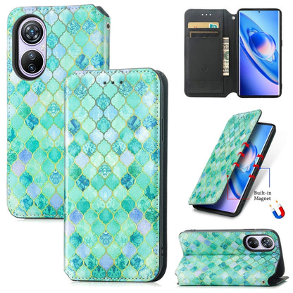 For Blackview A200 Pro CaseNeo Colorful Magnetic Leather Phone Case(Emeralds) - More Brand by PMC Jewellery | Online Shopping South Africa | PMC Jewellery