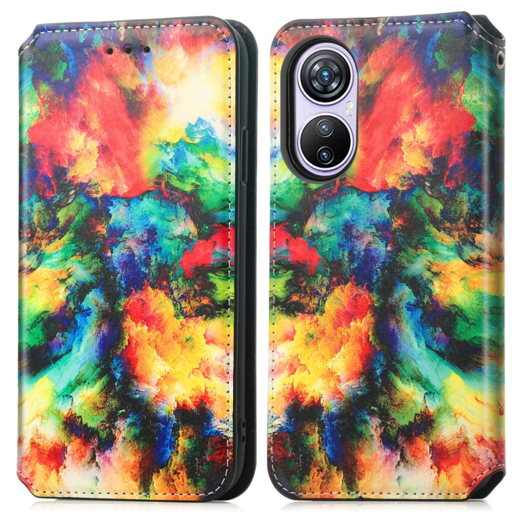 For Blackview A200 Pro CaseNeo Colorful Magnetic Leather Phone Case(Colorful Cloud) - free shipping - PMC TechLife - Order now!