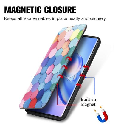 For Blackview A200 Pro CaseNeo Colorful Magnetic Leather Phone Case(Colorful Cube) - More Brand by PMC Jewellery | Online Shopping South Africa | PMC Jewellery