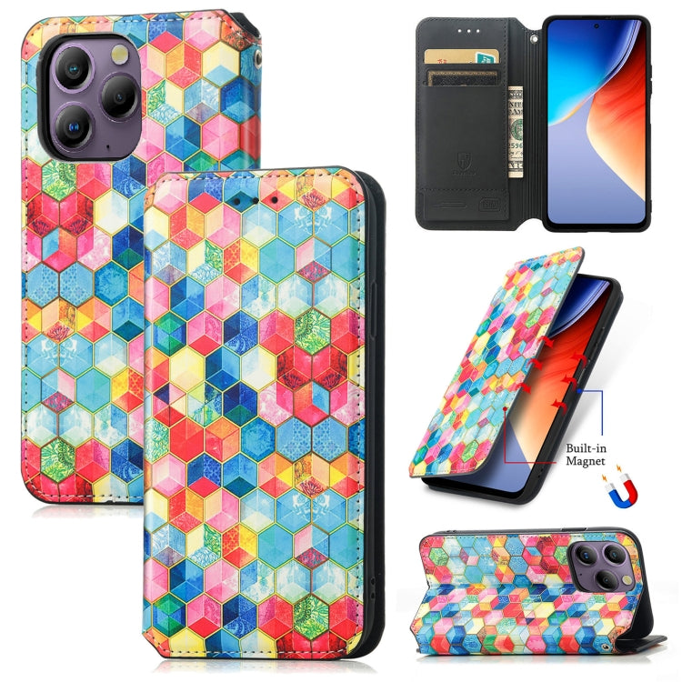 For Blackview  A96 CaseNeo Colorful Magnetic Leather Phone Case(Magic Space) - More Brand by PMC Jewellery | Online Shopping South Africa | PMC Jewellery