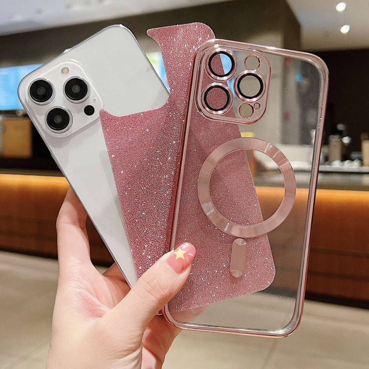 For iPhone 13 Pro Max MagSafe Glitter Electroplating TPU Phone Case(Black) - iPhone 13 Pro Max Cases by PMC TechLife | Online Shopping South Africa | PMC TechLife