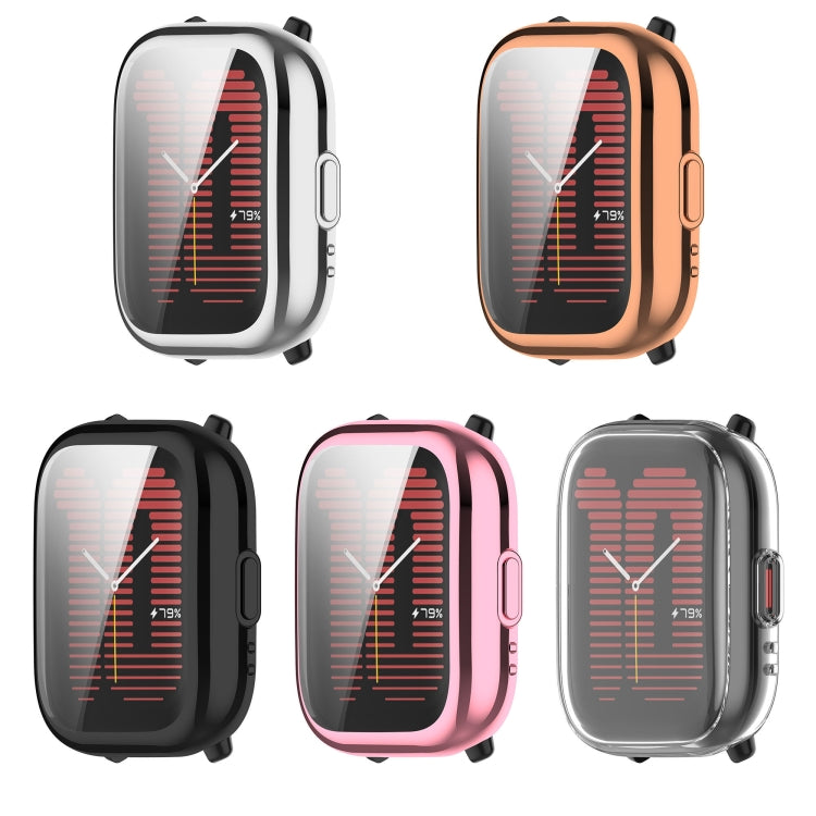 For Amazfit Active A2211 TPU All-Inclusive Watch Protective Case(Black) - Watch Cases by PMC TechLife | Online Shopping South Africa | PMC TechLife