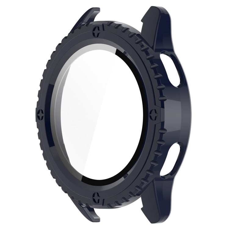 For Xiaomi Watch S3 PC + Tempered Film Integrated Watch Protective Case(Blue) - Watch Cases by PMC TechLife | Online Shopping South Africa | PMC TechLife | Buy Now Pay Later Mobicred