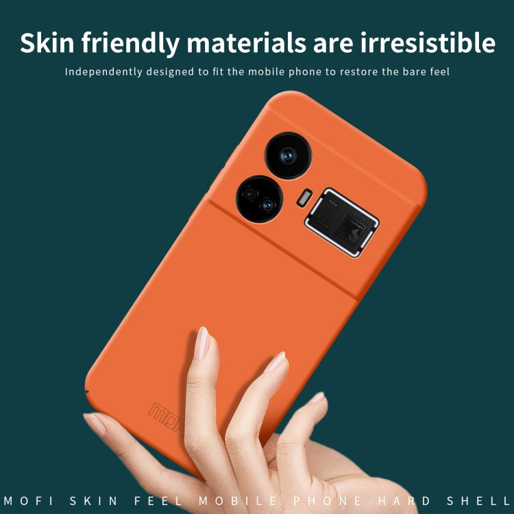 For Realme GT5 MOFI Qin Series Skin Feel All-inclusive PC Phone Case(Blue) - Realme Cases by MOFI | Online Shopping South Africa | PMC Jewellery