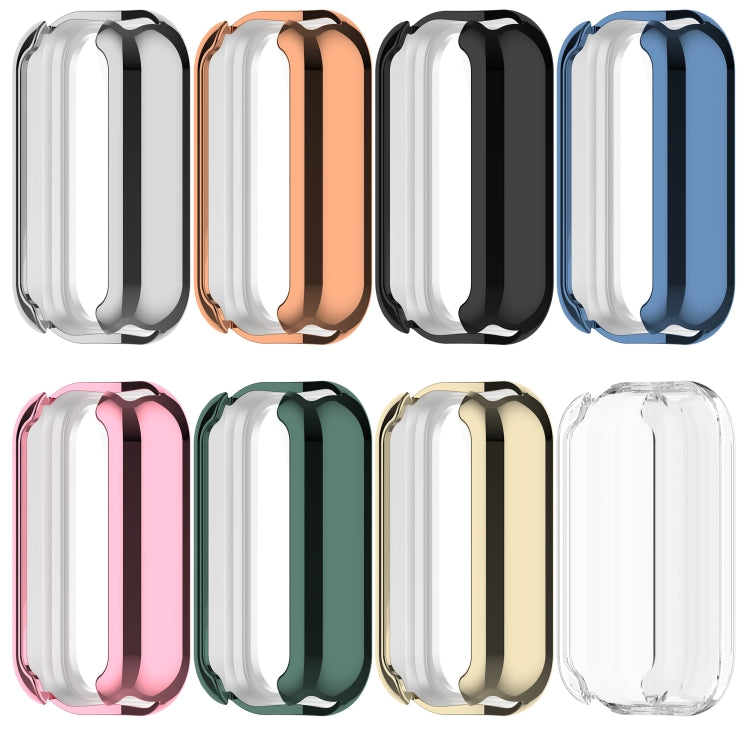 For Redmi Band 2 Full Package TPU Electroplated Watch Protective Case(Black) - Watch Cases by PMC TechLife | Online Shopping South Africa | PMC TechLife | Buy Now Pay Later Mobicred