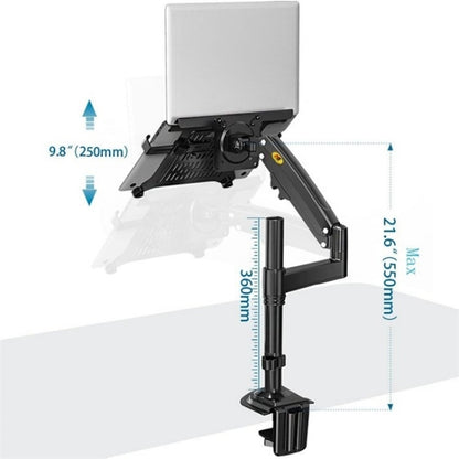 NB H100-FP For 10-17 inch Gas Spring Mechanism Full Motion Arm VESA Board Desktop Laptop Bracket - Laptop Stand by PMC Jewellery | Online Shopping South Africa | PMC Jewellery | Buy Now Pay Later Mobicred