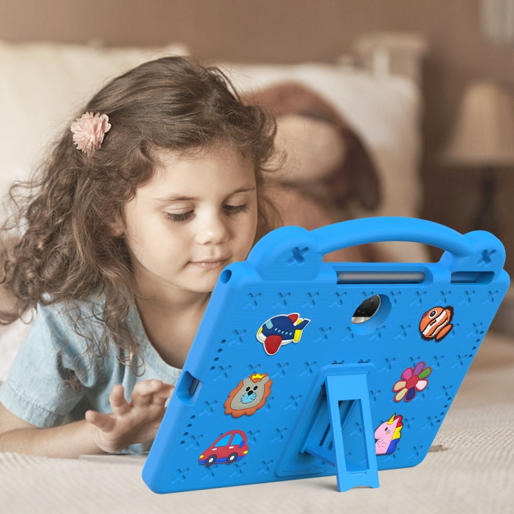 For Honor Pad 9 2023 12.1 Handle Kickstand Children EVA Shockproof Tablet Case(Sky Blue) - free shipping - PMC TechLife - Order now!
