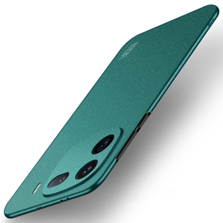 For vivo iQOO 12 MOFI Fandun Series Frosted PC Ultra-thin All-inclusive Phone Case(Green) - vivo Cases by MOFI | Online Shopping South Africa | PMC Jewellery | Buy Now Pay Later Mobicred