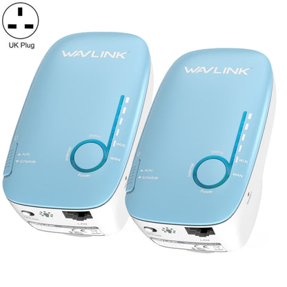 WAVLINK WN576K2 AC1200 Household WiFi Router Network Extender Dual Band Wireless Repeater, Plug:UK Plug (Blue) - Wireless Routers by WAVLINK | Online Shopping South Africa | PMC Jewellery | Buy Now Pay Later Mobicred