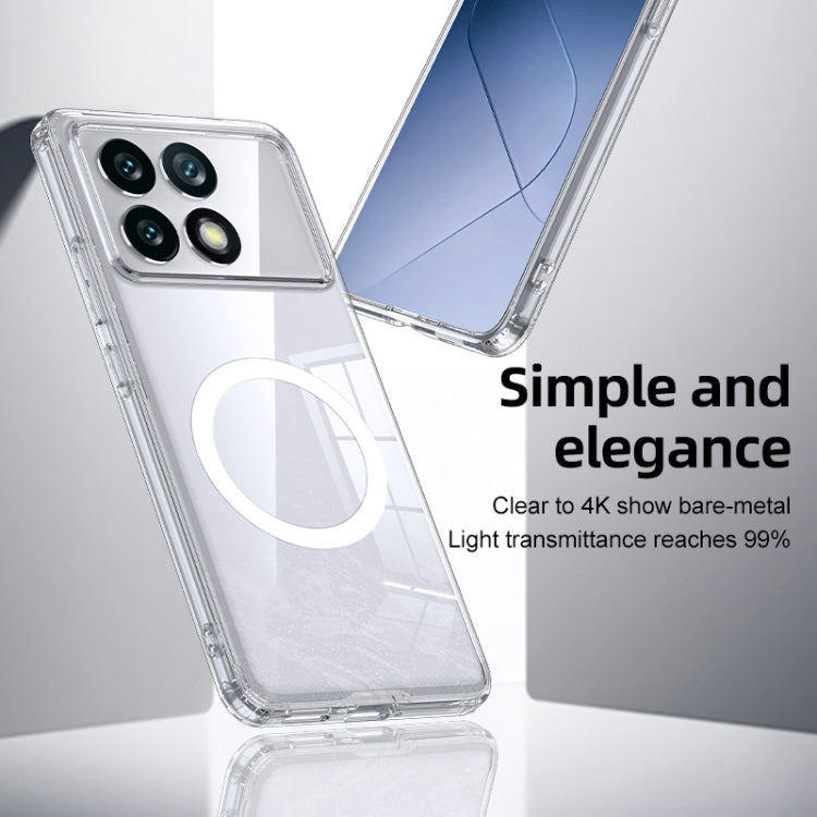 For Xiaomi Redmi K70 Pro MagSafe Armor Clear TPU Hybrid PC Phone Case(Transparent) - K70 Pro Cases by PMC Jewellery | Online Shopping South Africa | PMC Jewellery