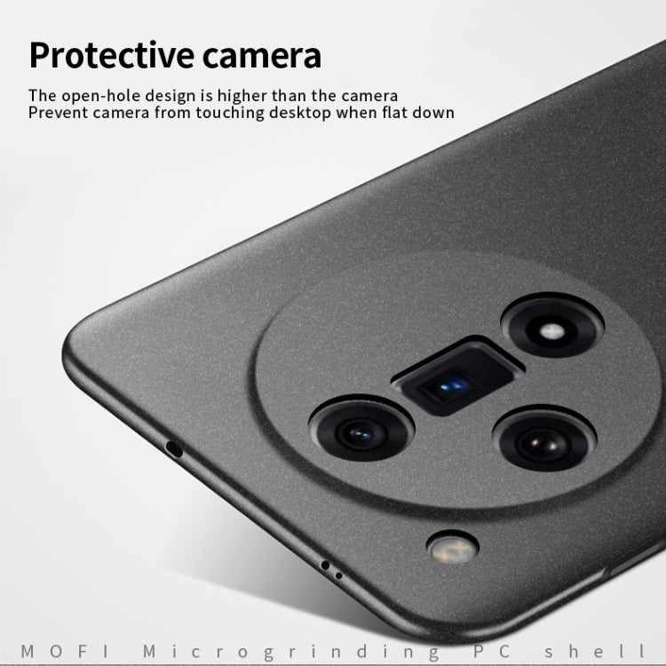 For OPPO Find X7 MOFI Fandun Series Frosted PC Ultra-thin All-inclusive Phone Case(Black) - OPPO Cases by MOFI | Online Shopping South Africa | PMC Jewellery | Buy Now Pay Later Mobicred