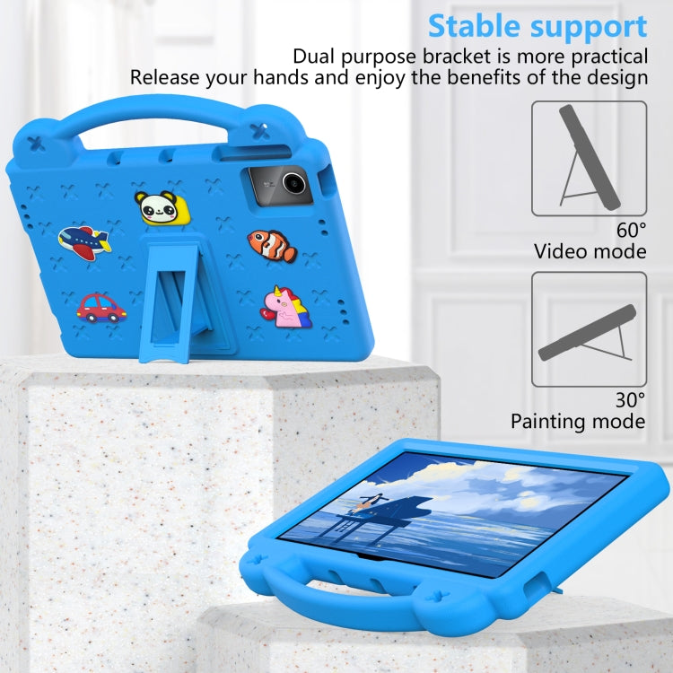For TCL Tab 11 9466x3 Handle Kickstand Children EVA Shockproof Tablet Case(Sky Blue) - Others by PMC TechLife | Online Shopping South Africa | PMC TechLife | Buy Now Pay Later Mobicred