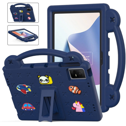 For TCL Nxt Pader 11 2023 Handle Kickstand Children EVA Shockproof Tablet Case(Navy Blue) - Others by PMC Jewellery | Online Shopping South Africa | PMC Jewellery | Buy Now Pay Later Mobicred