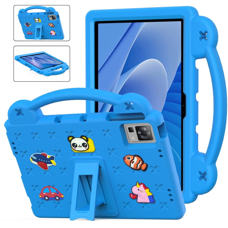 For DOOGEE T30 Pro 11 2023 Handle Kickstand Children EVA Shockproof Tablet Case(Sky Blue) - Others by PMC Jewellery | Online Shopping South Africa | PMC Jewellery | Buy Now Pay Later Mobicred