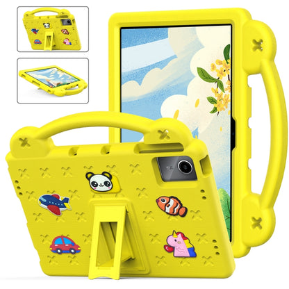 For Huawei MatePad SE 11 2024 Handle Kickstand Children EVA Shockproof Tablet Case(Yellow) - Huawei by PMC Jewellery | Online Shopping South Africa | PMC Jewellery | Buy Now Pay Later Mobicred