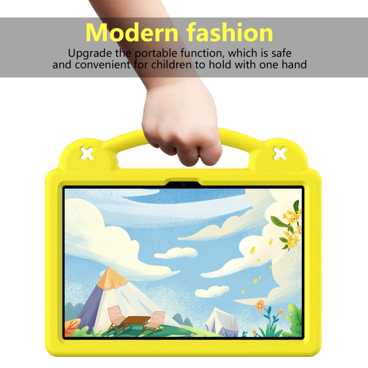 For Huawei MatePad SE 11 2024 Handle Kickstand Children EVA Shockproof Tablet Case(Yellow) - Huawei by PMC Jewellery | Online Shopping South Africa | PMC Jewellery | Buy Now Pay Later Mobicred