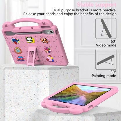 For  Lenovo Tab  P12 / Xiaoxin Pad Pro 12.7 Handle Kickstand Children EVA Shockproof Tablet Case(Pink) - Lenovo by PMC Jewellery | Online Shopping South Africa | PMC Jewellery | Buy Now Pay Later Mobicred