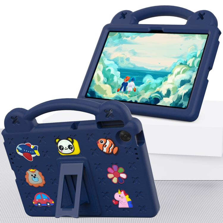 For Lenovo Tab TB-311 / WIFI 10.1 2025 Handle Kickstand Children EVA Shockproof Tablet Case(Navy Blue) - Lenovo by PMC TechLife | Online Shopping South Africa | PMC TechLife | Buy Now Pay Later Mobicred