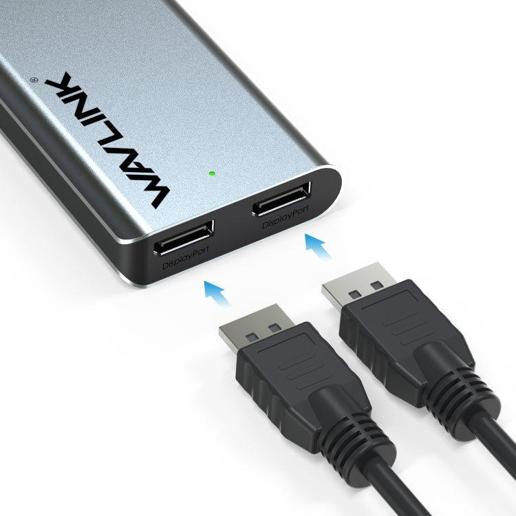 WAVLINK WL-UTD05 Multi-Function 4-in-1 Extender Type-C to DP Thunderbolt 3 Connector 4K Transfer - USB HUB by WAVLINK | Online Shopping South Africa | PMC Jewellery | Buy Now Pay Later Mobicred