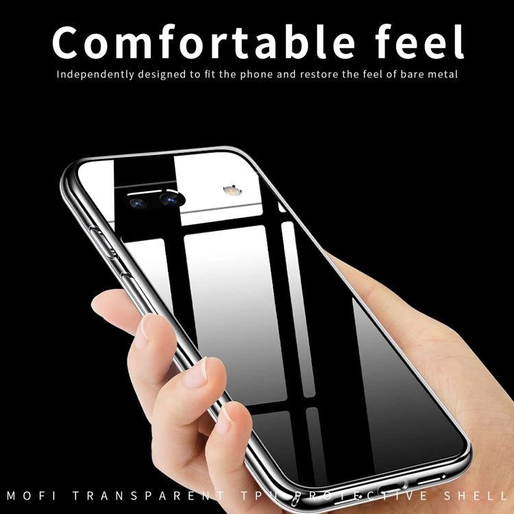 For Google Pixel 8a MOFI Ming Series Transparent Ultra-thin TPU Phone Case(Transparent) - Google Cases by MOFI | Online Shopping South Africa | PMC TechLife | Buy Now Pay Later Mobicred