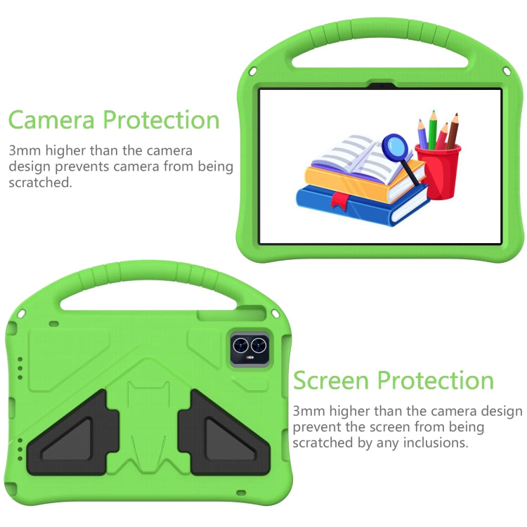 For Blackview Tab 80 10.1 2023 EVA Shockproof Tablet Case with Holder(Green) - Others by PMC TechLife | Online Shopping South Africa | PMC TechLife