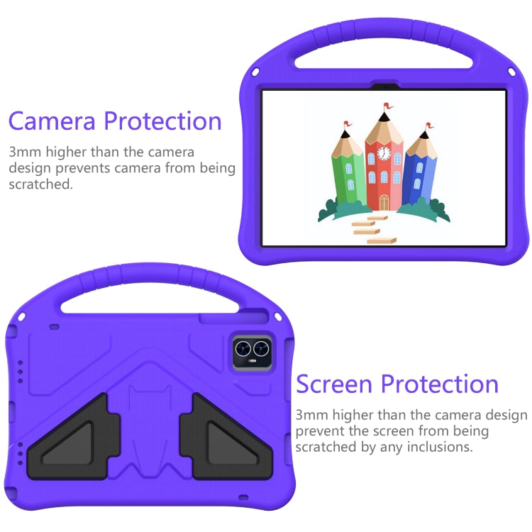 For Blackview Tab 80 10.1 2023 EVA Shockproof Tablet Case with Holder(Purple) - Others by PMC Jewellery | Online Shopping South Africa | PMC Jewellery