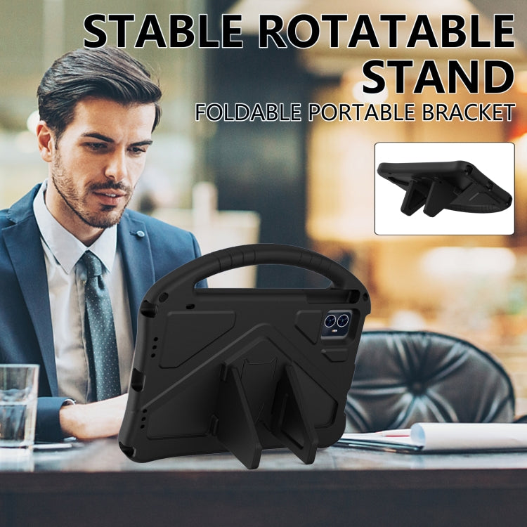 For Blackview Tab 80 10.1 2023 EVA Shockproof Tablet Case with Holder(Black) - Others by PMC TechLife | Online Shopping South Africa | PMC TechLife | Buy Now Pay Later Mobicred