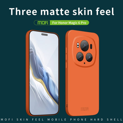 For Honor Magic6 Pro MOFI Qin Series Skin Feel All-inclusive PC Phone Case(Green) - Honor Cases by MOFI | Online Shopping South Africa | PMC Jewellery