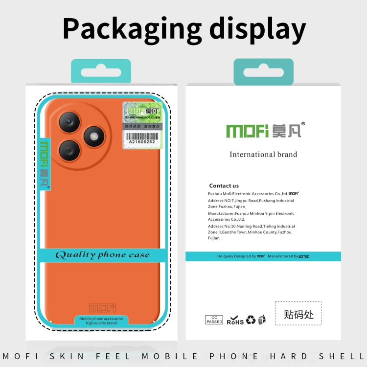 For Honor X50i Pro MOFI Qin Series Skin Feel All-inclusive PC Phone Case(Orange) - Honor Cases by MOFI | Online Shopping South Africa | PMC Jewellery