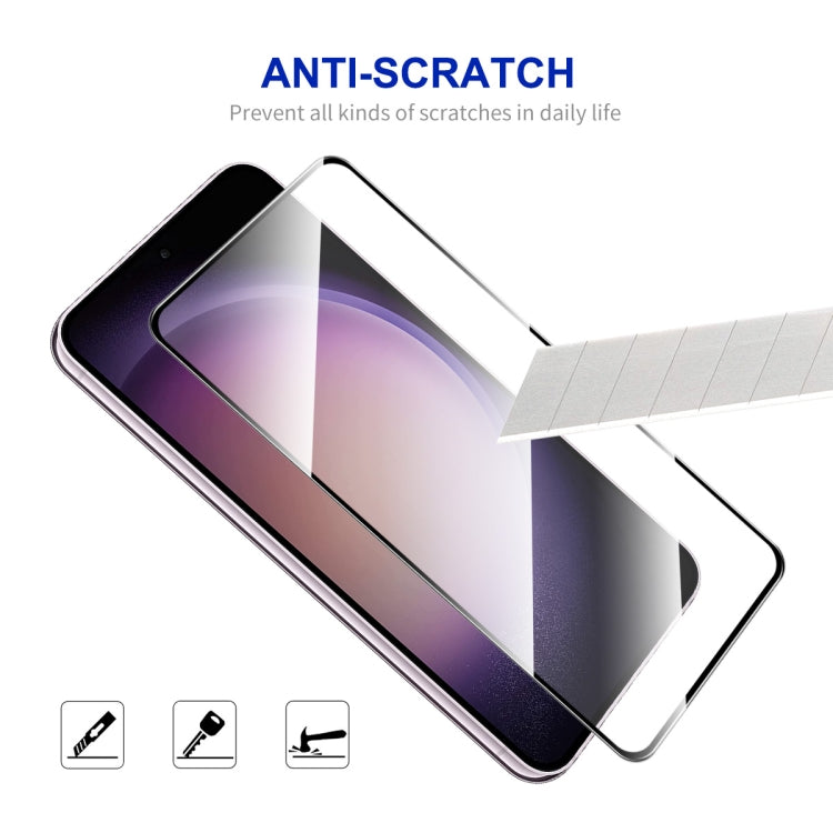 For Samsung Galaxy S25+ / S24+ 5G 2pcs ENKAY Hat-Prince 0.18mm High Aluminum-silicon Tempered Glass Film, Support Ultrasonic Fingerprint Unclock - Galaxy S24+ 5G Tempered Glass by ENKAY | Online Shopping South Africa | PMC Jewellery | Buy Now Pay Later Mobicred