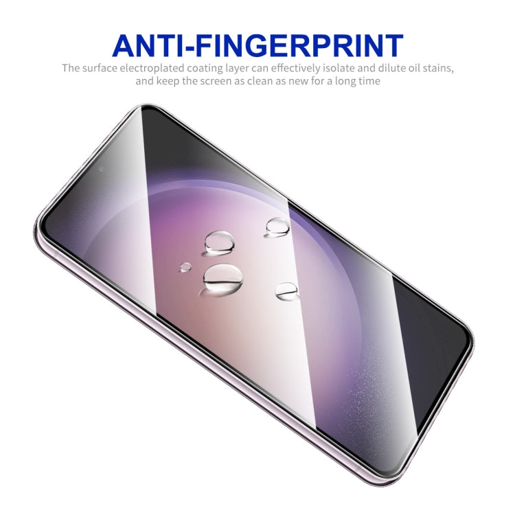 For Samsung Galaxy S24+ 5G 2pcs ENKAY Hat-Prince 0.18mm High Aluminum-silicon Tempered Glass Film, Support Ultrasonic Fingerprint Unclock - Galaxy S24+ 5G Tempered Glass by ENKAY | Online Shopping South Africa | PMC Jewellery | Buy Now Pay Later Mobicred