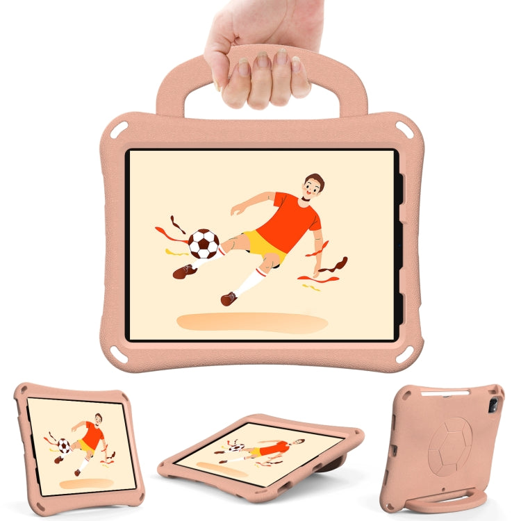 For iPad Air 11 2025 / 2024 Handle Football Shaped EVA Shockproof Tablet Case(Light Pink) - iPad Air 11 2025 / 2024 Cases by PMC Jewellery | Online Shopping South Africa | PMC Jewellery | Buy Now Pay Later Mobicred