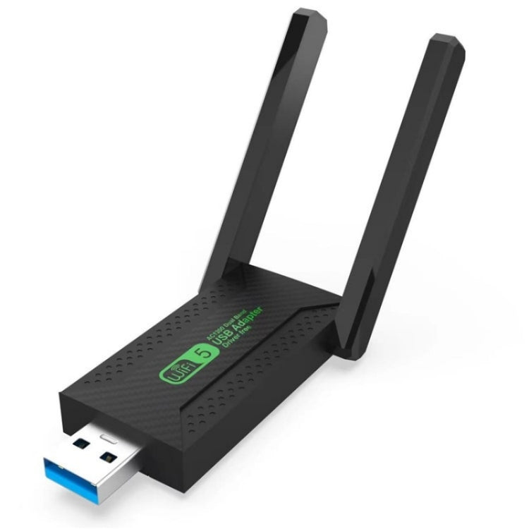 For Desktop PC Laptop Dual Band Driver-Free USB3.0 5G 1200Mbps WiFi Wireless Adapter - USB Network Adapter by PMC Jewellery | Online Shopping South Africa | PMC Jewellery