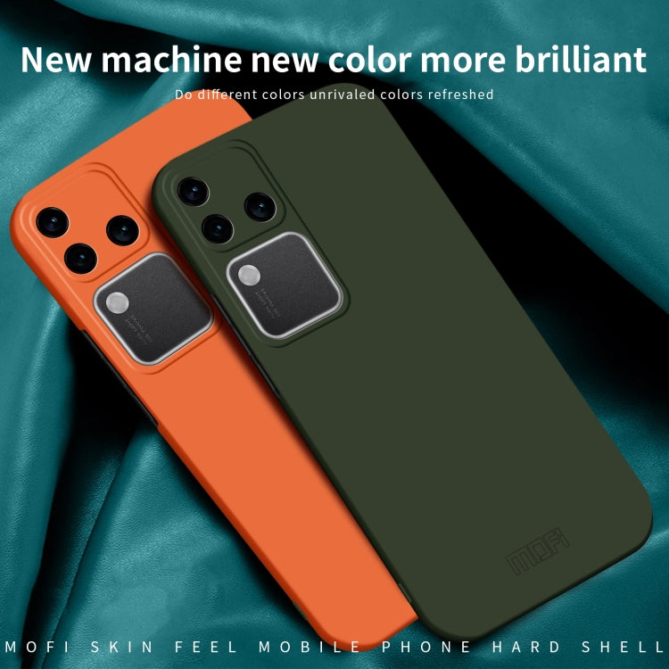 For vivo S18 Pro MOFI Qin Series Skin Feel All-inclusive PC Phone Case(Orange) - S18 Pro Cases by MOFI | Online Shopping South Africa | PMC Jewellery