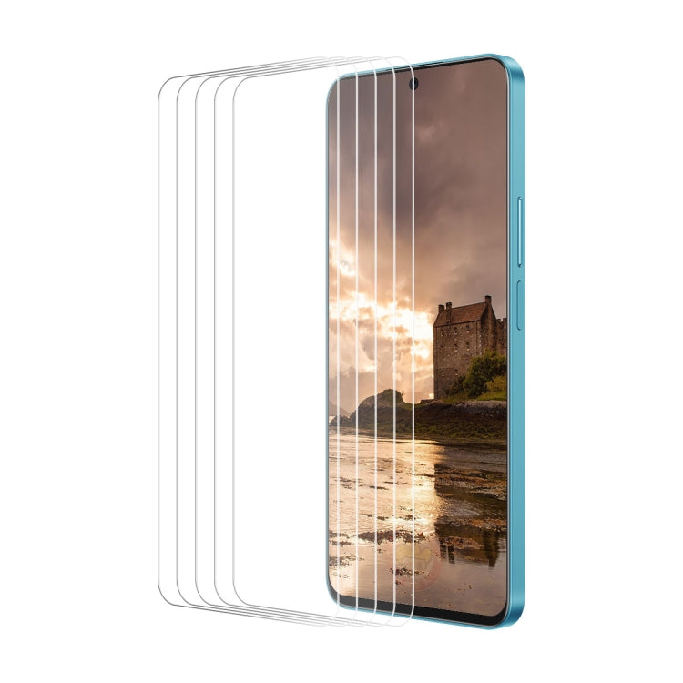 For vivo iQOO 12 5pcs ENKAY 9H Big Arc Edge High Aluminum-silicon Tempered Glass Film - iQOO 12 Tempered Glass by ENKAY | Online Shopping South Africa | PMC Jewellery